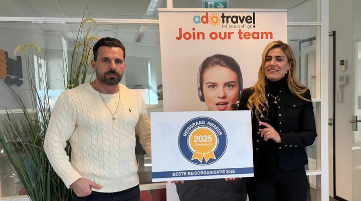 ADO Travel - beste reisorganisatie - Reisgraag Awards 2025