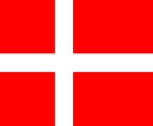 Vlag van Denemarken