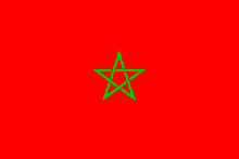 vlag van Marokko
