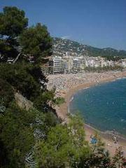 kustlijn Lloret de Mar, Spanje