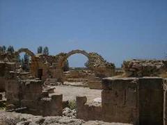 De westkust van Cyprus