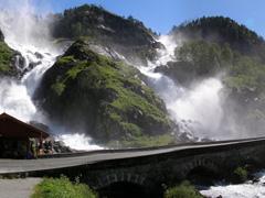 Latefoss Waterval, Noorwegen