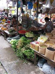 lokale groentemarkt Vietnam