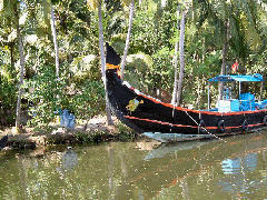boottocht India, rivier