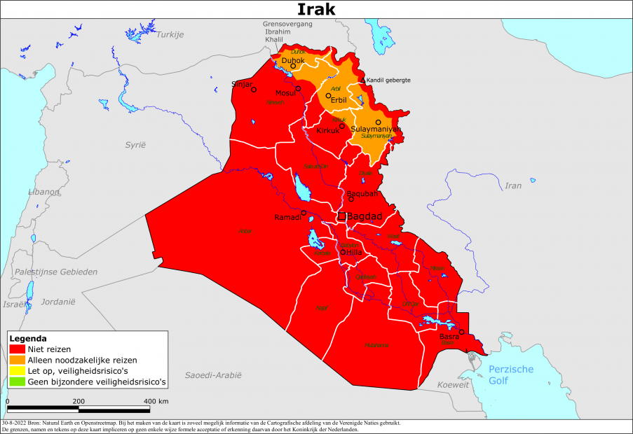 Reisadvies Irak