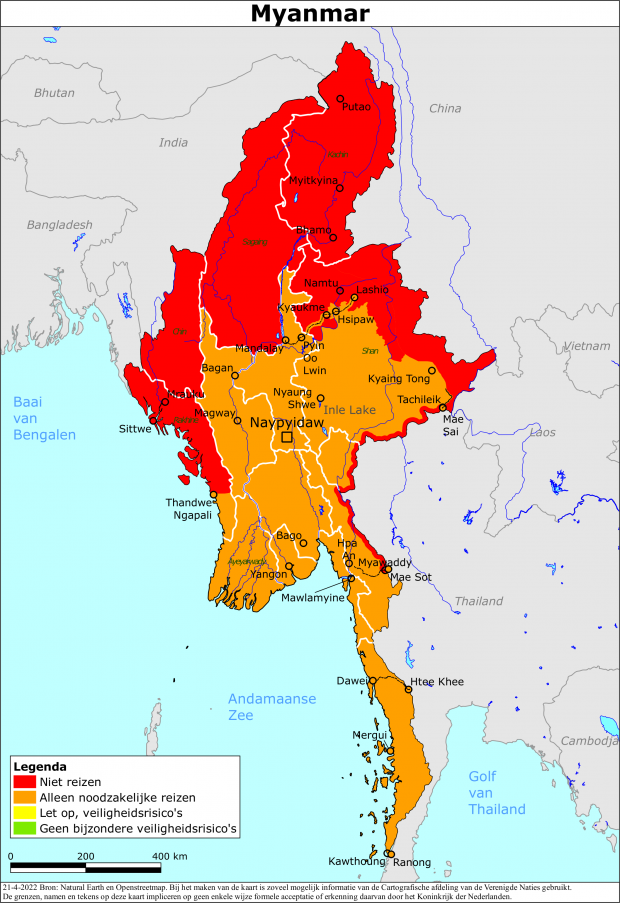 Reisadvies Myanmar