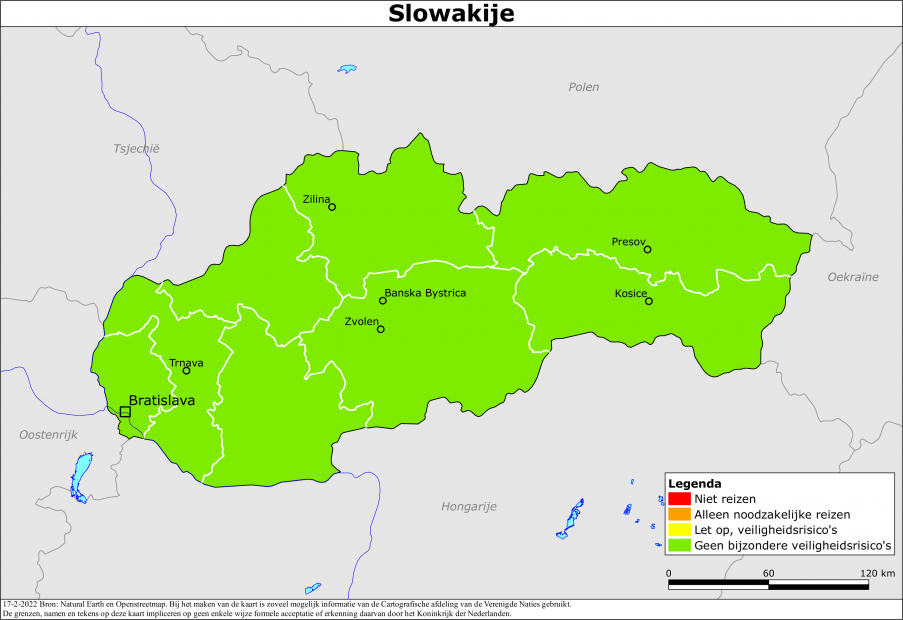 Reisadvies Slowakije