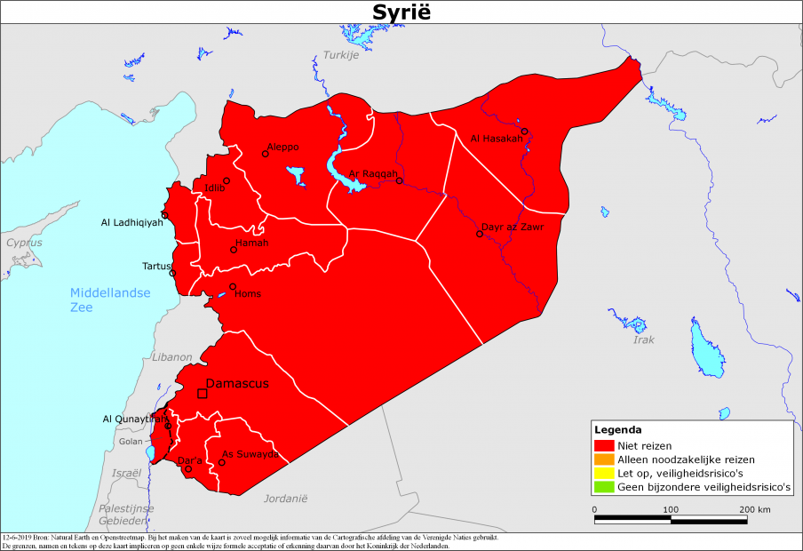 Reisadvies Syrië