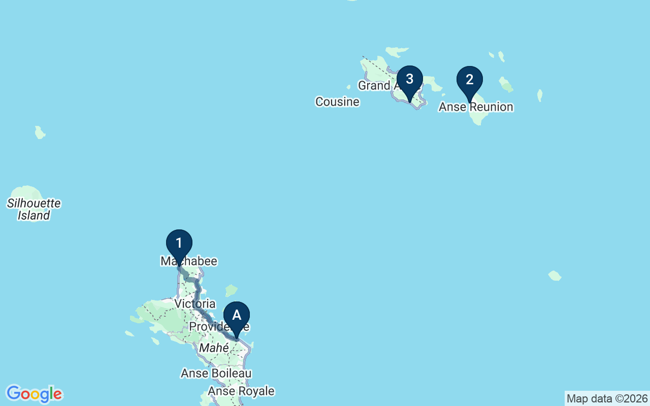 Kaart met de route van deze rondreis