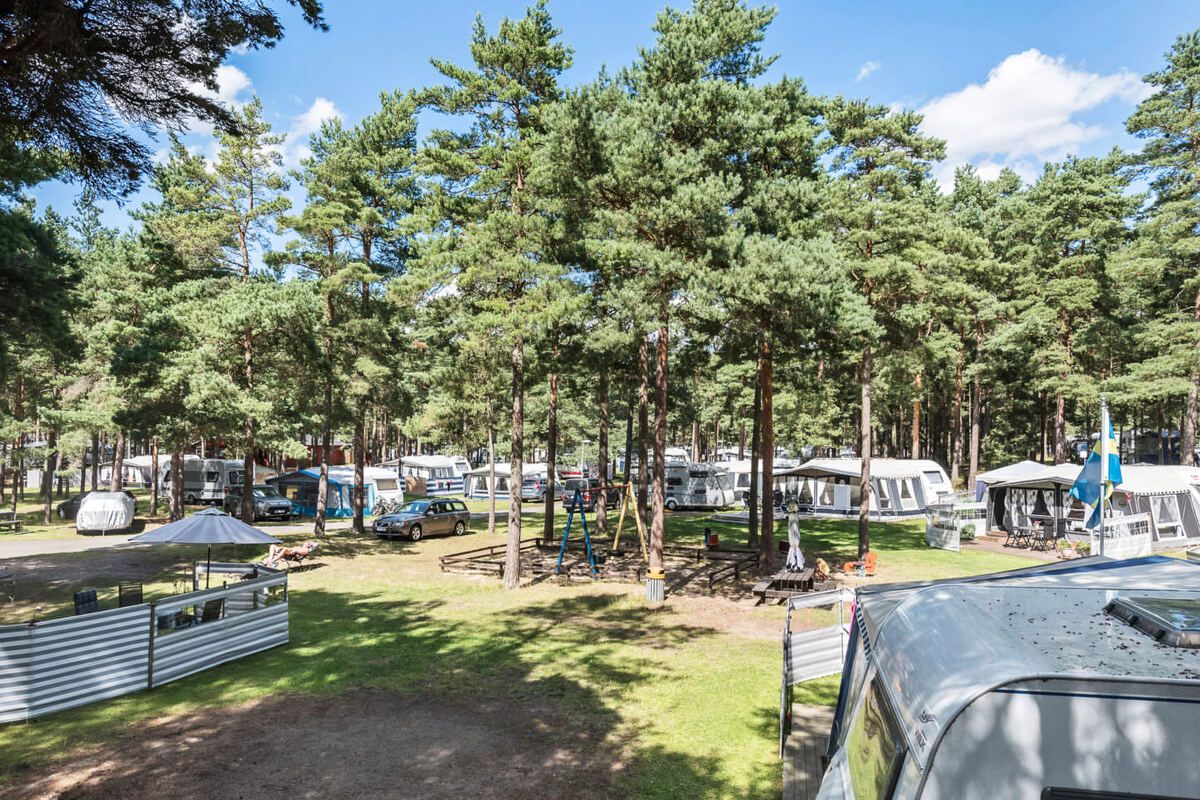 De camperplaats van First Camp Åhus