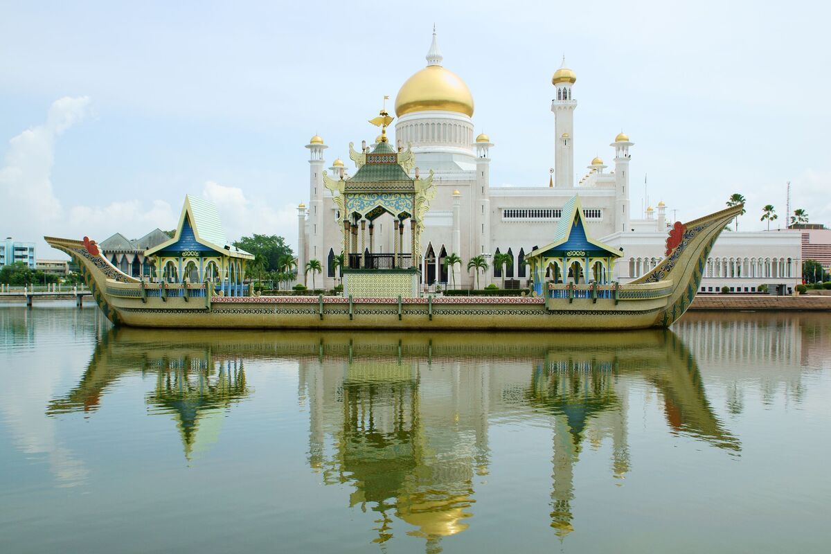 De hoofdstad van Brunei, Bandar Seri Begawan