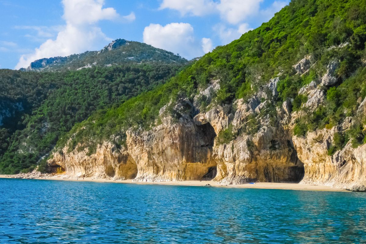 Cala Luna, een van de mooiste stranden in Itali�
