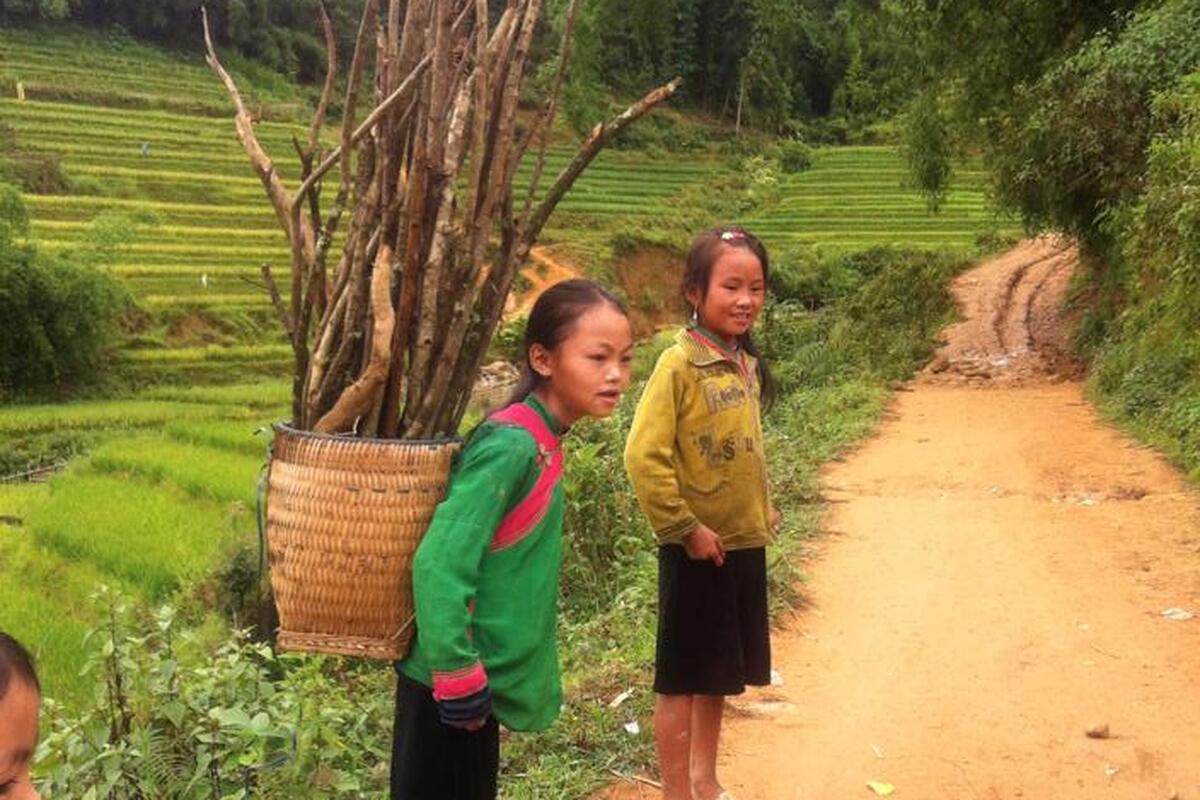 Kinderen in Sapa