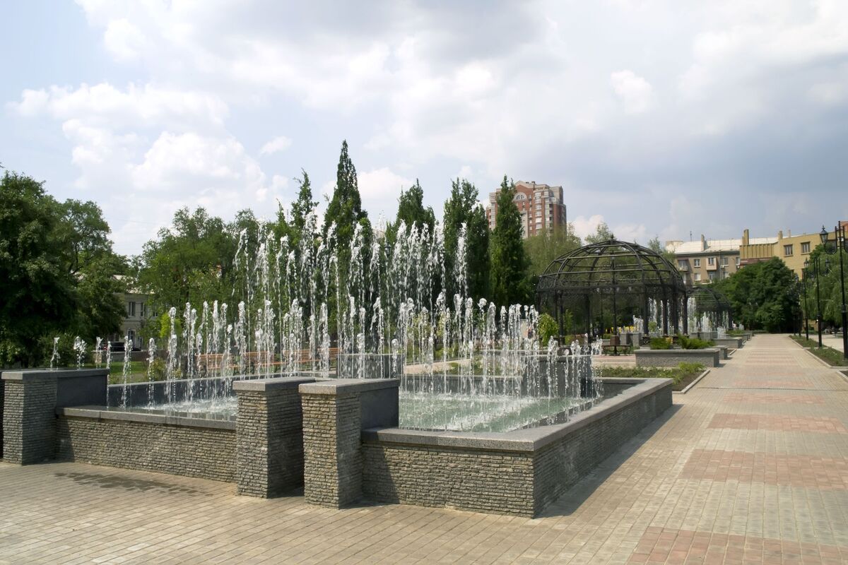 Fonteinen Donetsk, Oekraine