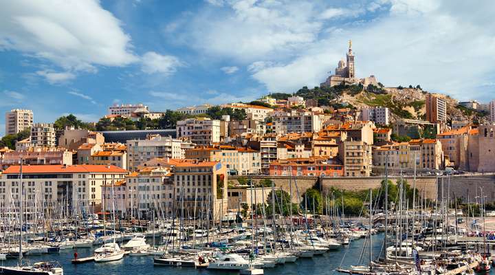 De oude haven van Marseille