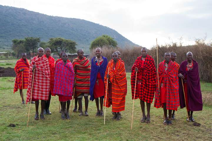 De Masai in Kenia