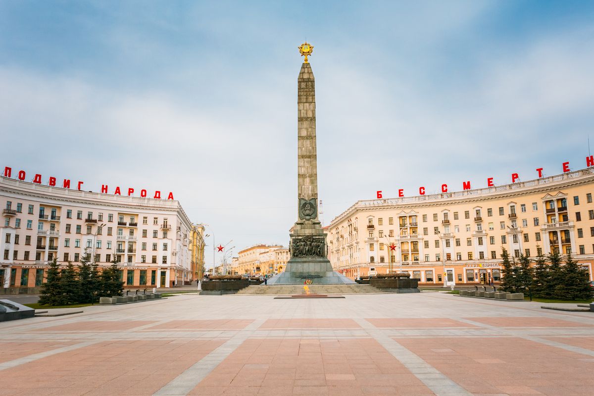Victory Square in Minsk