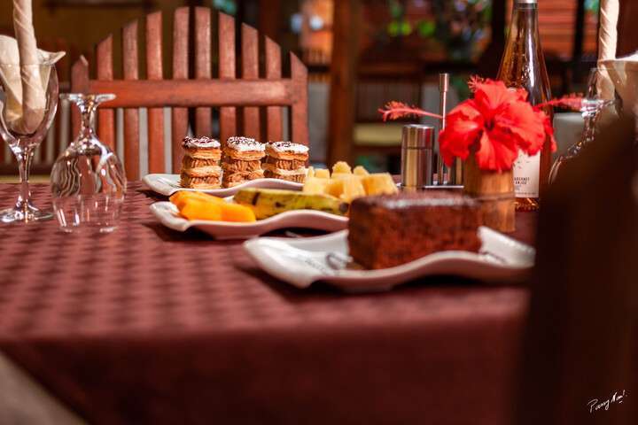 Een gezellig restaurant met verse lokale gerechten