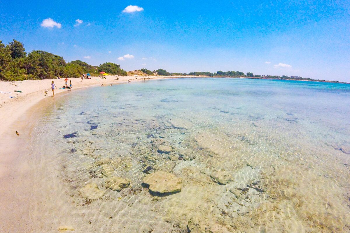 Genoeg mooie stranden in de omgeving van Ugento