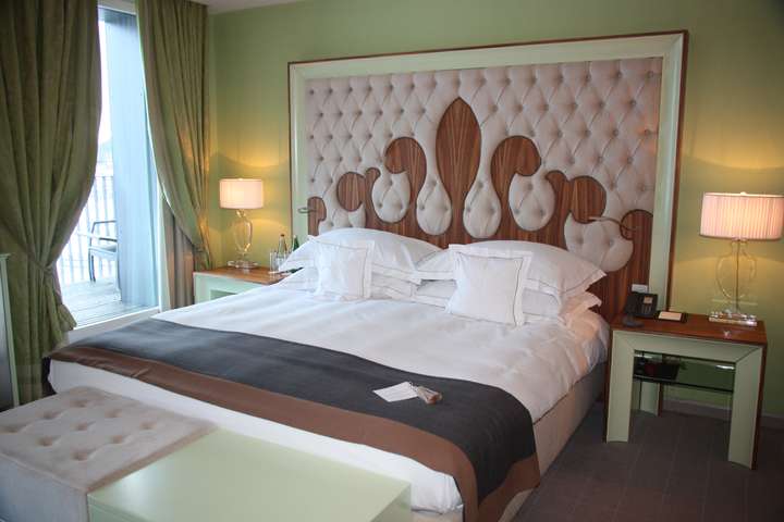 Carlton hotekamer, luxe hotel St. Moritz, Graubunden