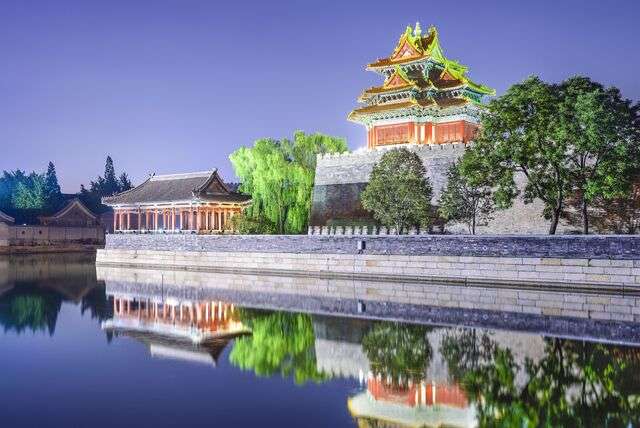 De verboden stad in China