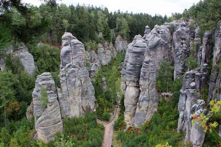 Rotsen in het Boheems paradijs