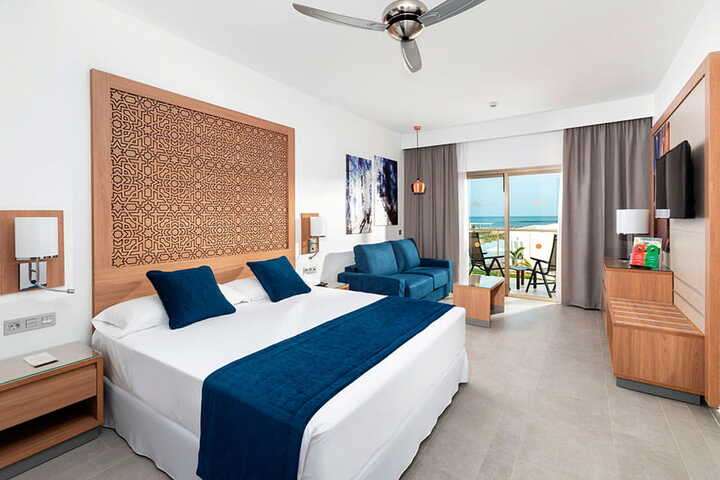 Slaapgedeelte van 'Standaard driepersoonskamer'