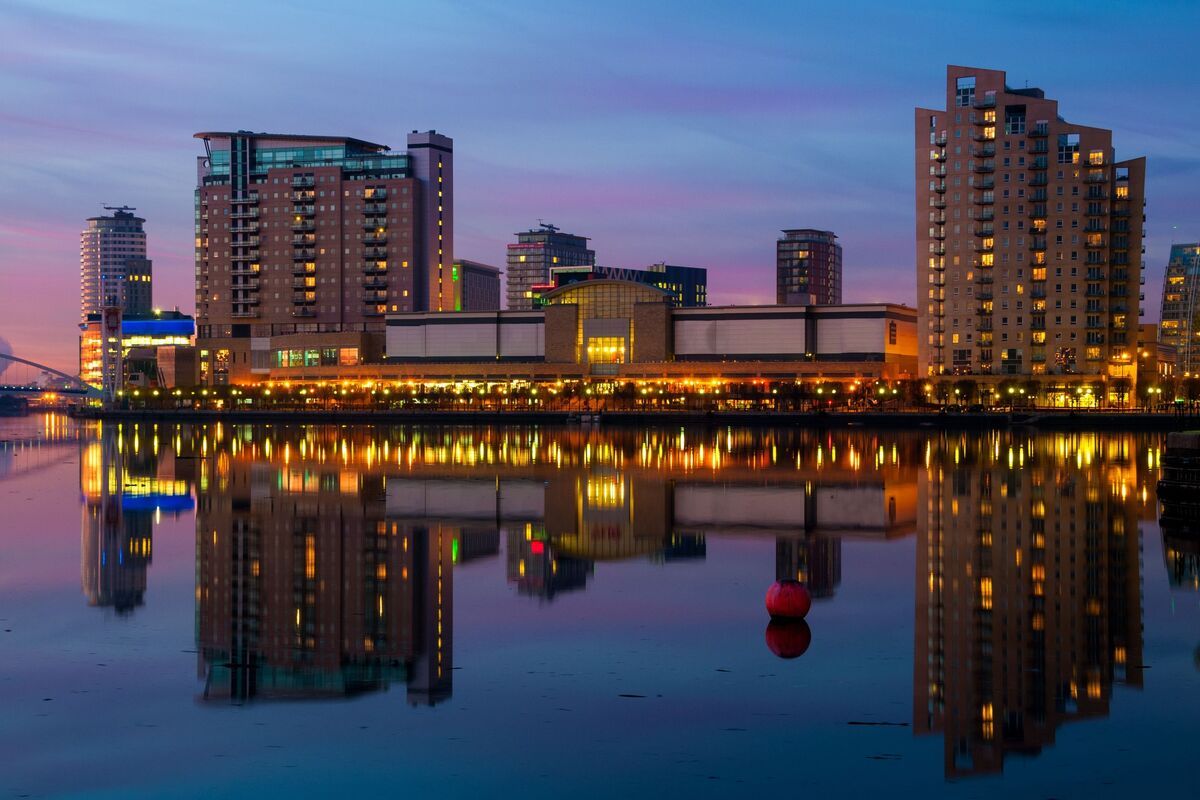 Salford Quays Manchester Engeland
