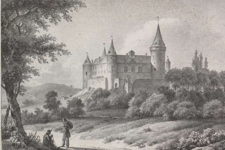 Château van Vêves getekend