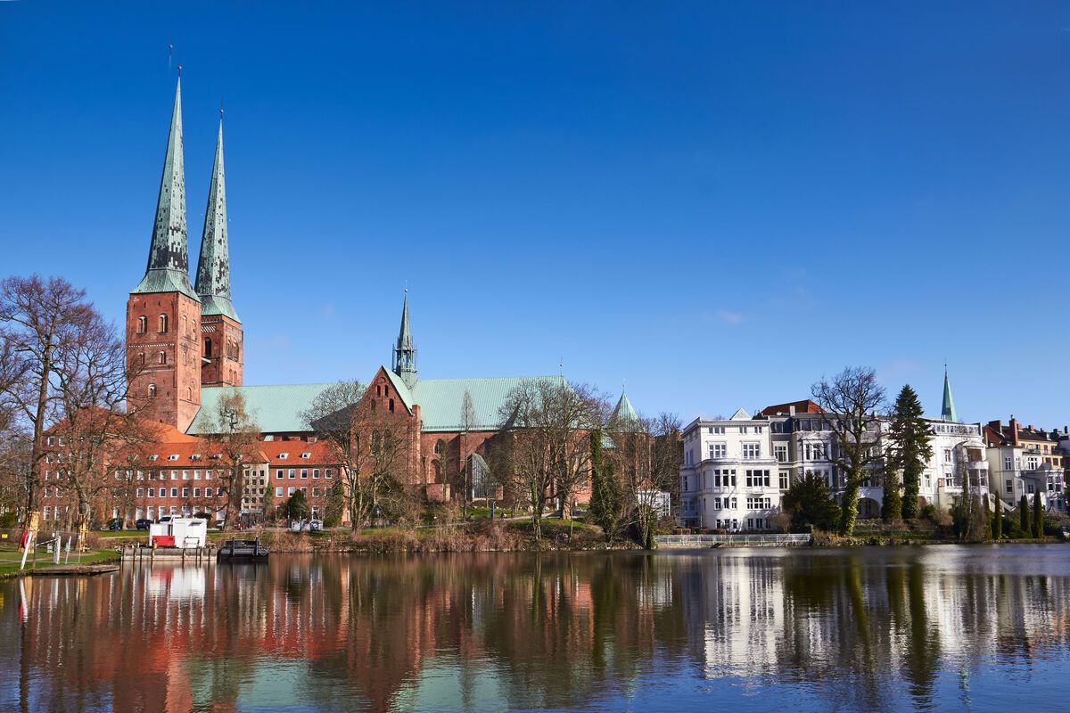 Lübeck aan het water
