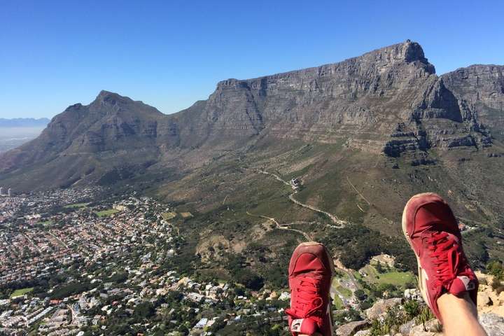 De Tafelberg vanaf Lions Head