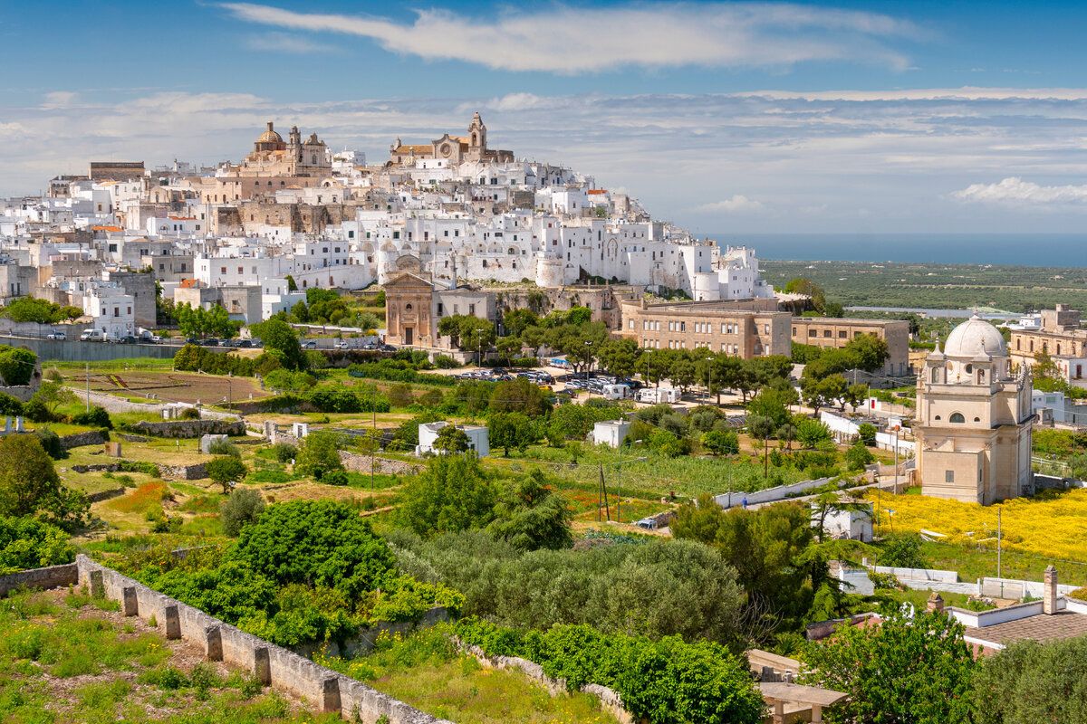 Het prachtigste witte stadje in Puglia