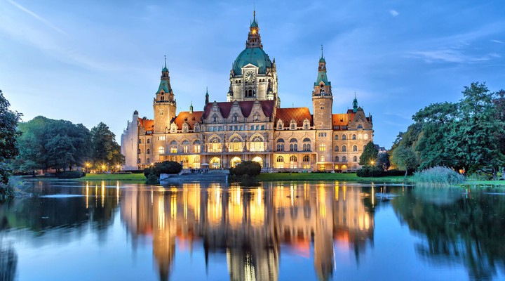 Het gemeentehuis in Hannover