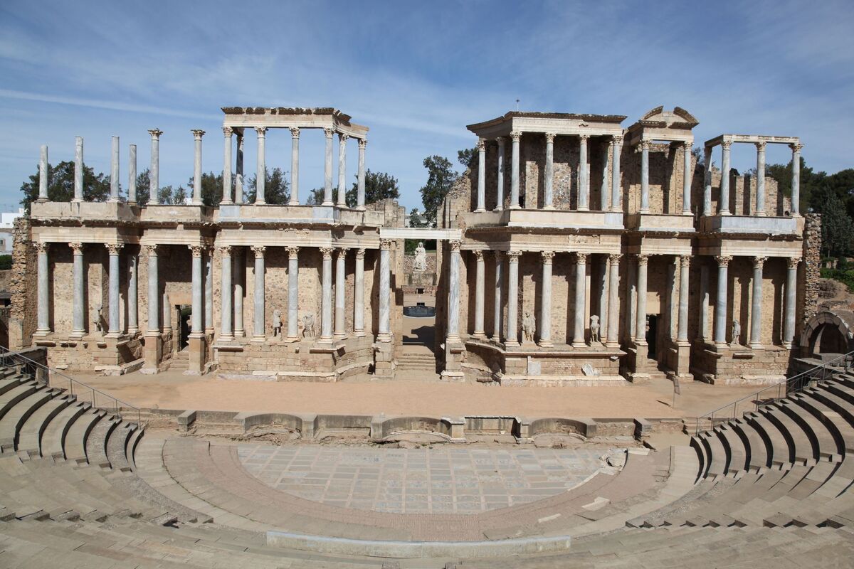 Romeins theater in M�rida - Spanje