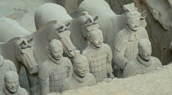 Terracottaleger in China