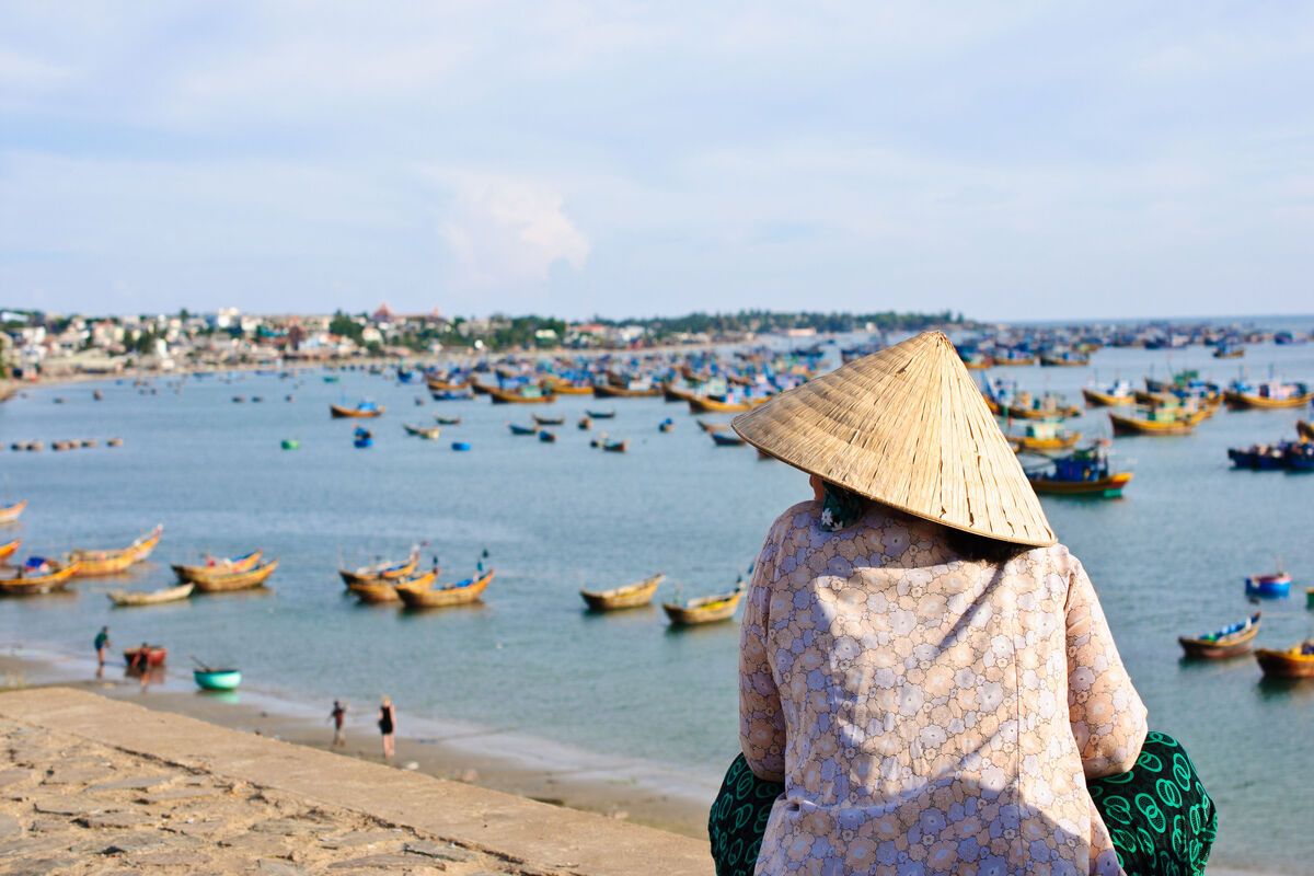 Het strand bij Mui Ne