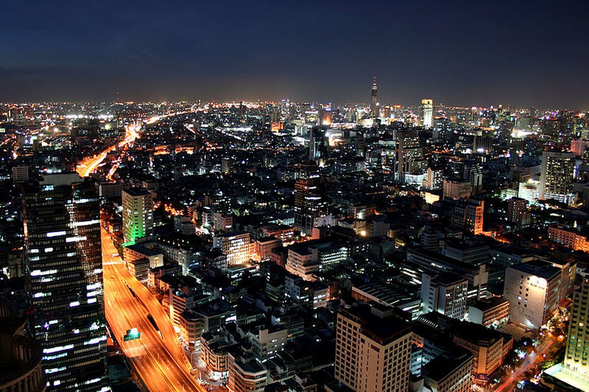 Het nachtelijke leven in Bangkok