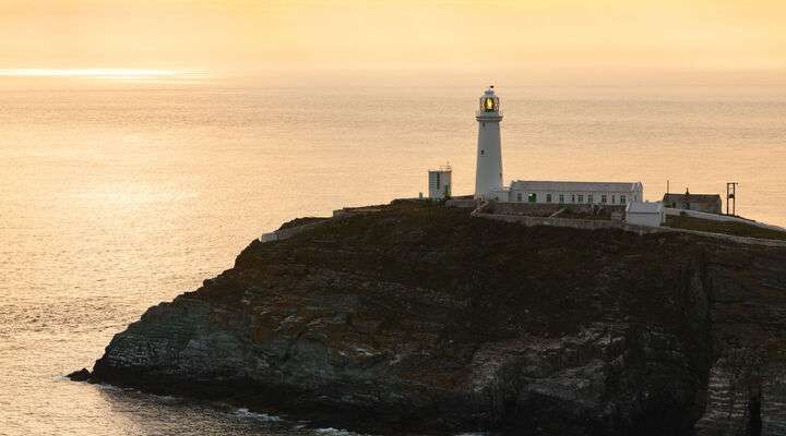 South Stack Vuurtoren in Holyhead - Wales