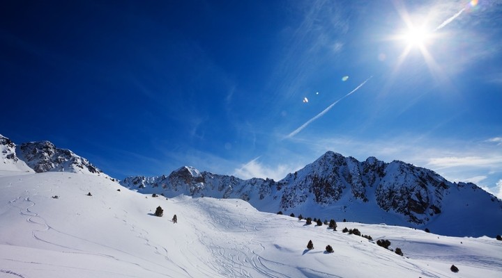 Soldeu skidorp Pyreneeen Andorra