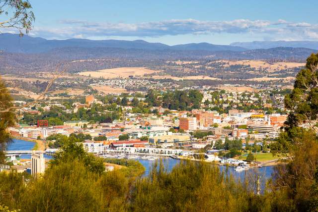 De eilandengroep Tasmanië