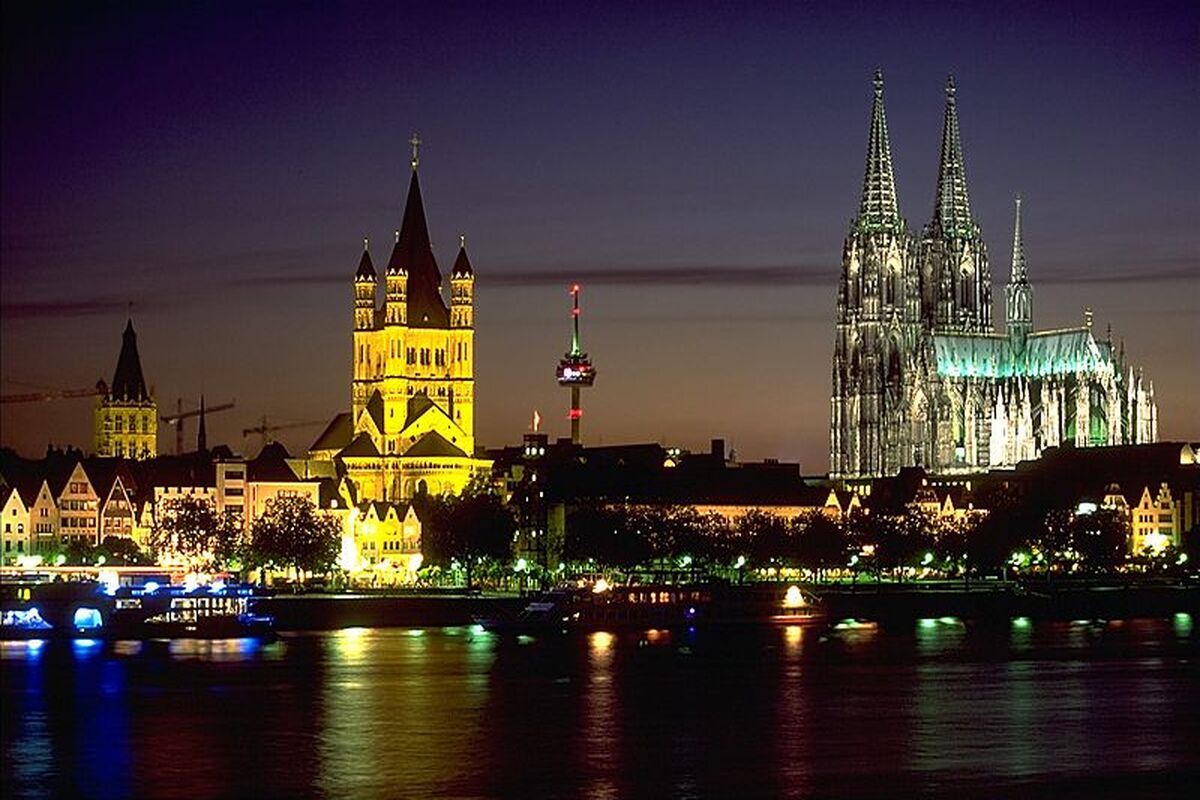 de skyline van Keulen