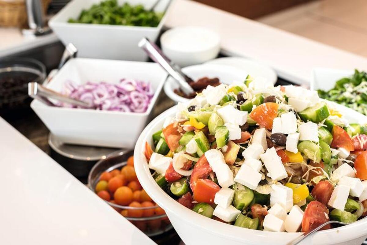 Het uitgebreide buffet van Sancta Napa by Atlantica