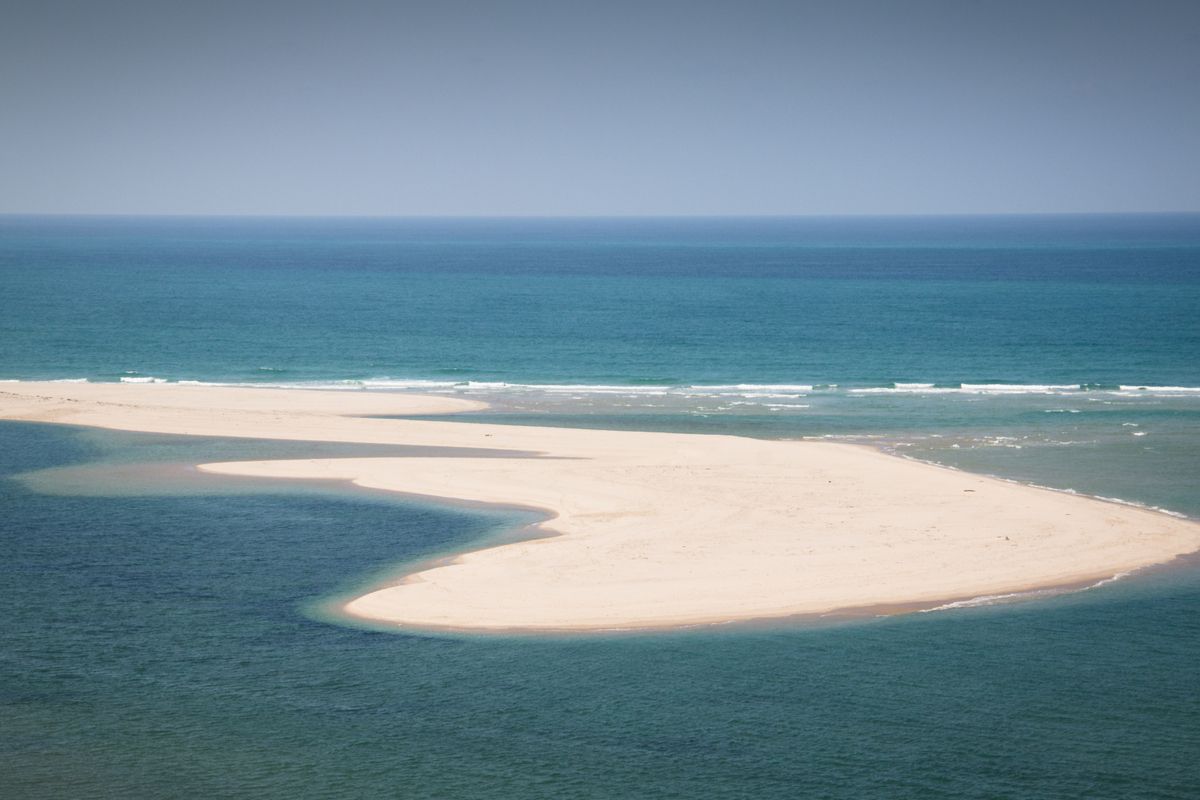 Een eilandje bij het Bazaruto Archipel