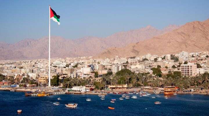 Havenstad Akaba Aqaba Jordanie