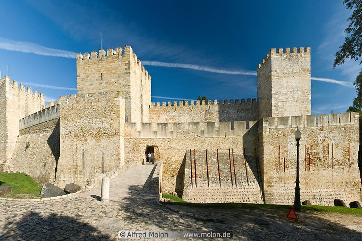 Zicht op het kasteel