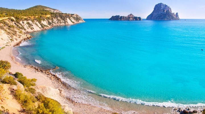 Het strand Cala d'Hort