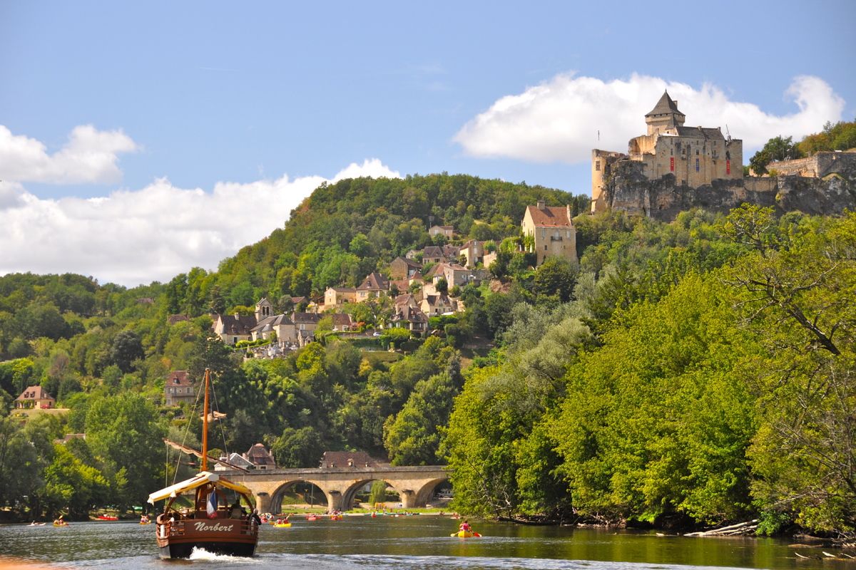 Landschap Dordogne, Frankrijk