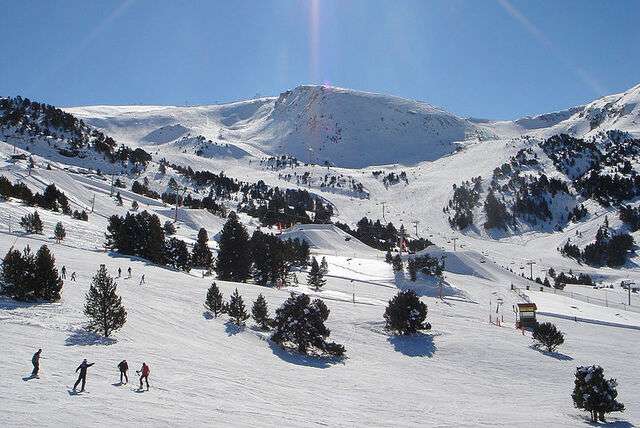 Skigebieden in Andorra