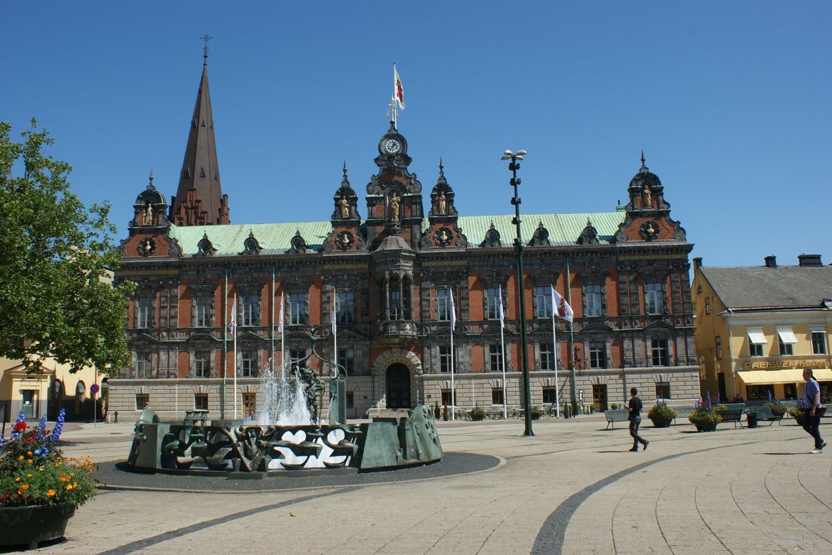 Stad Zweden, Malmo, plein