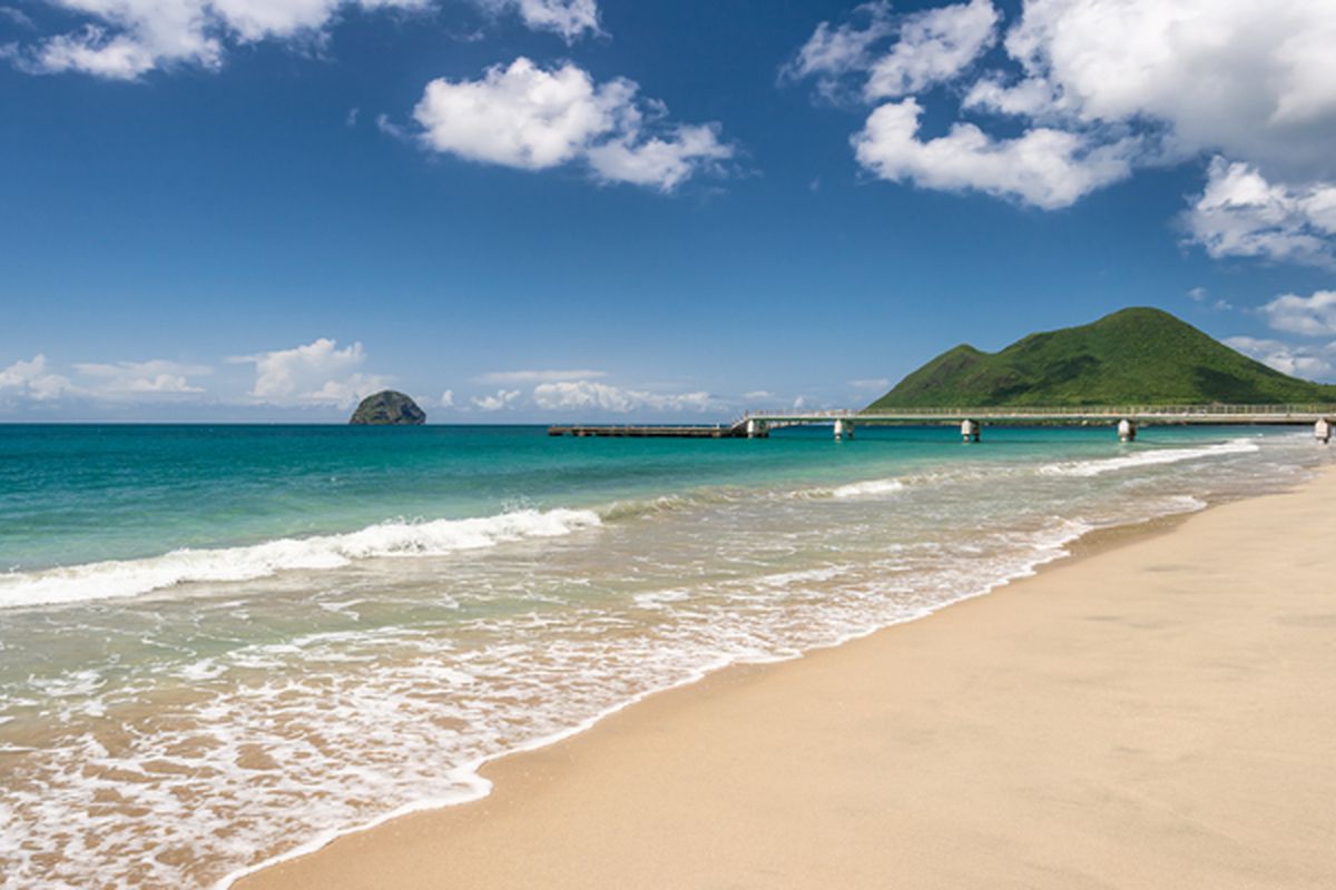Le Diamant Beach op Martinique